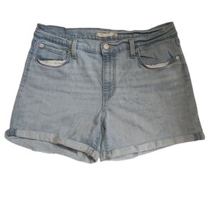 Levi's Light Blue Denim Shorts.